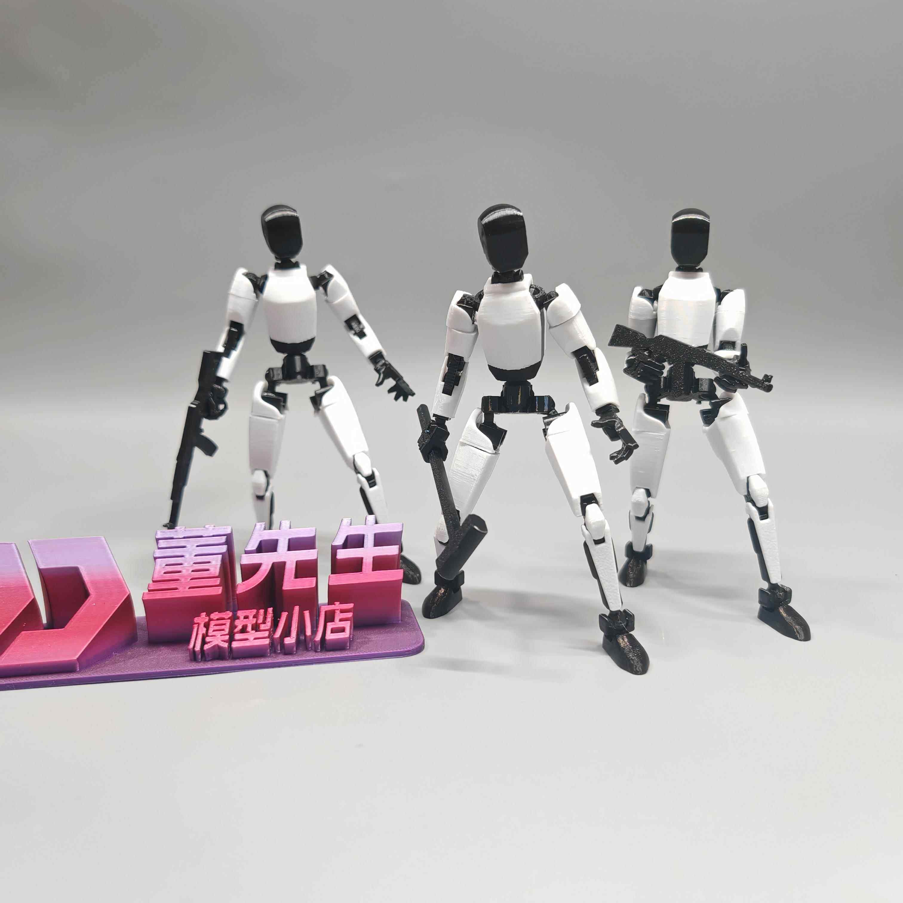 3d打印Bot 摆件人形玩偶机器人多关节可动现货成品礼物潮流玩具