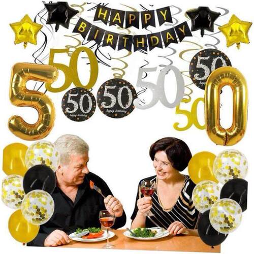 30th 40th 50th 60th birthday decorations Number Balloons