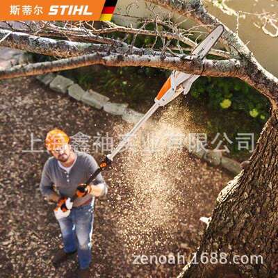 斯蒂尔HTA50物业果园用可伸缩高枝修剪锯锂电手持低噪高枝锯