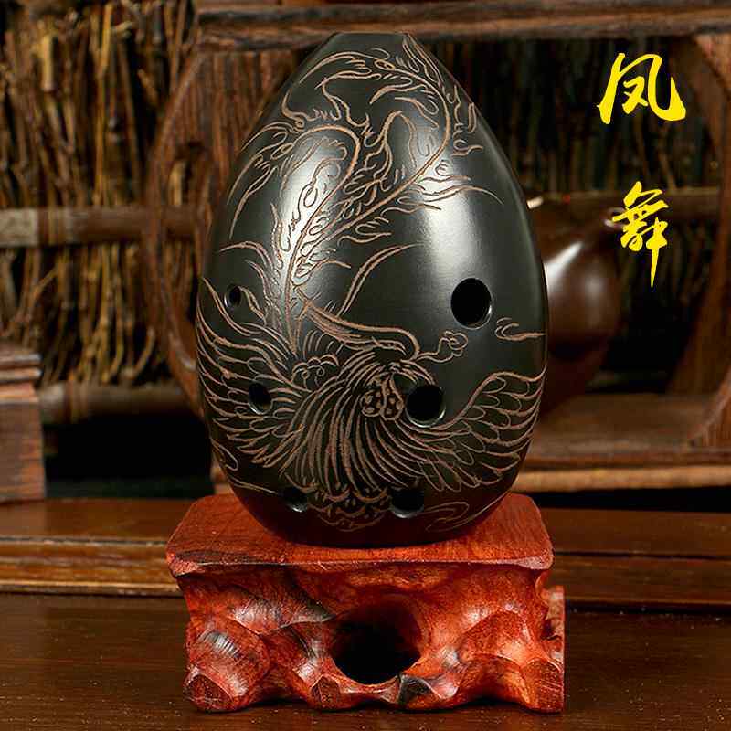 高档埙乐器八梨形七星埙初学者入门演奏吹黑奏民族孔古代陶笛古陶