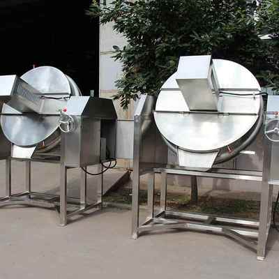 电加气热可倾斜熬锅煮锅30600L液化式天然气汤304制