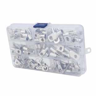 25ebay爆款 SC窥口铜接线端子镀锡套装 120pcs电线连接器SC6