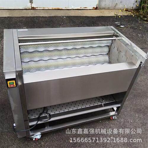 材根茎毛辊清洗机海鲜扇贝刷洗设备水果蔬菜毛刷清洗机器