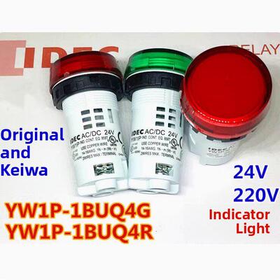 IEDC和泉YW1P-1BUQ4G 1BUQM3 1BUQ4R 1BUQM3G 220V指示灯24v M3PW