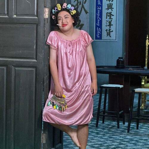 万圣节服装成人功夫包租婆cos服装假发全套搞笑角色扮演衣服套装