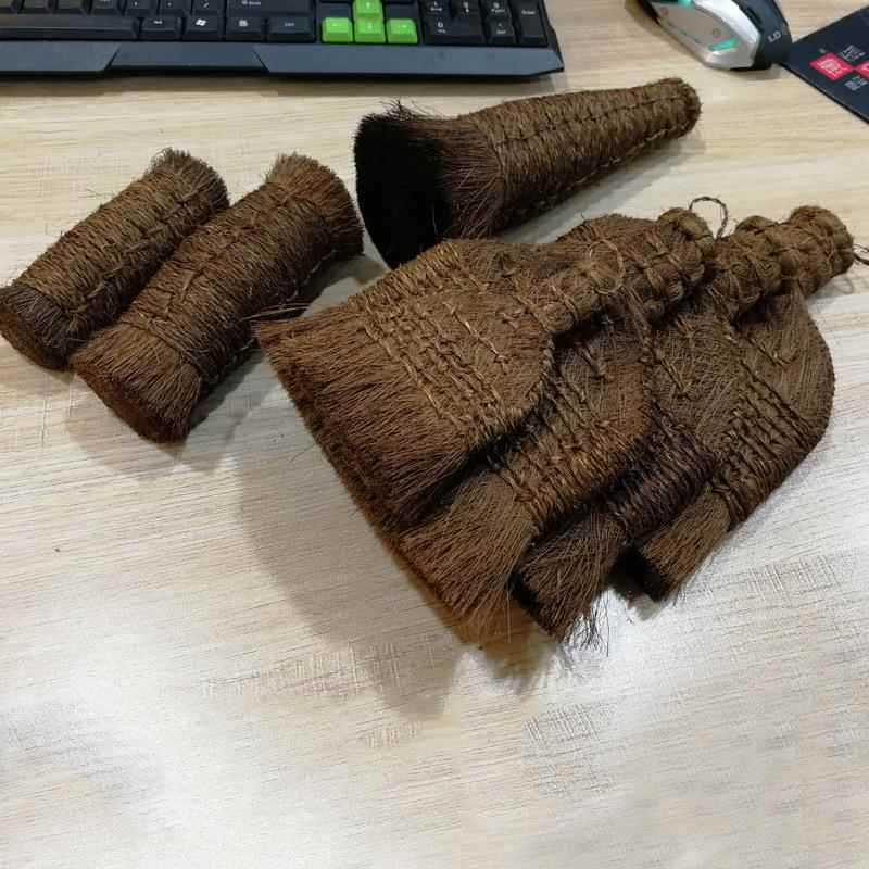 料羊毛HYtluqur排刷软装裱国画棕刷工芯托手片带把大号不掉毛工具
