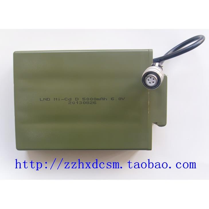 电子吊秤电池秤体电池郑州恒科吊秤电池6VD5000MAH 五芯航空插头