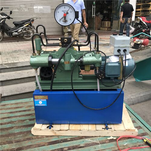 鸿聚牌4DSB-16电动试压泵四缸电动打压泵活塞泵测漏仪现货