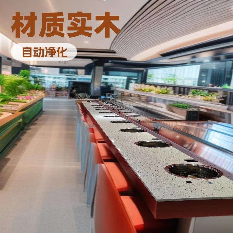 回转小火锅机器 自助麻辣烫旋转桌寿司旋转设备专业可靠