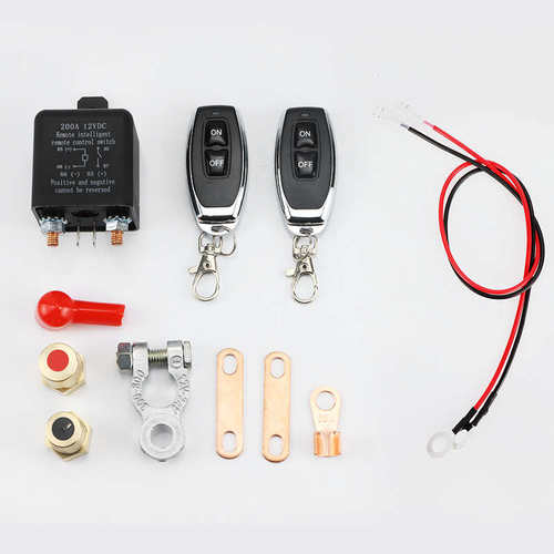 智能遥控继电器断电开关12V 120A 200A，用于汽车卡车摩托通用