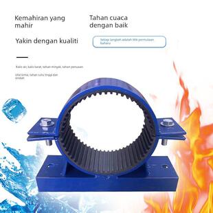 DT管道减震器空调水泵弹性托架管卡风机消防管夹橡胶减振防震抱箍