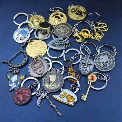 JOJO的冒险黄金之风替身使者钥匙扣圈白金之星挂件乔乔虫箭头