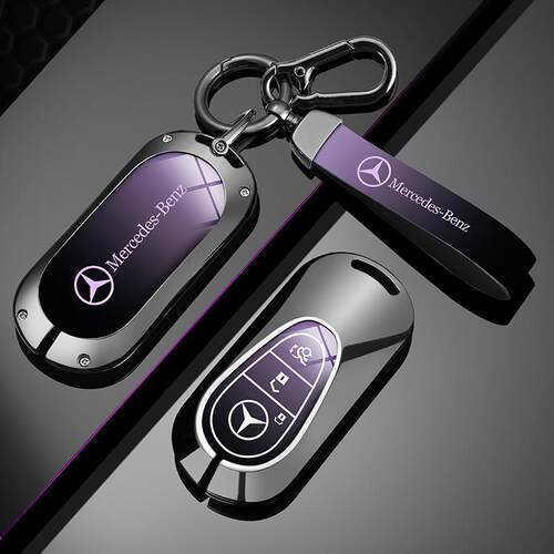 奔驰钥匙套E300L车C260L扣GLC壳GLA女GLBA200L包C200男适用GLE350