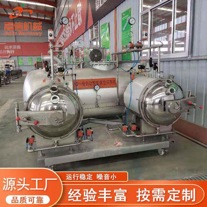 厂家供应苹果脆片真空低温干燥机芒果苹果果蔬脆压差真空闪蒸机