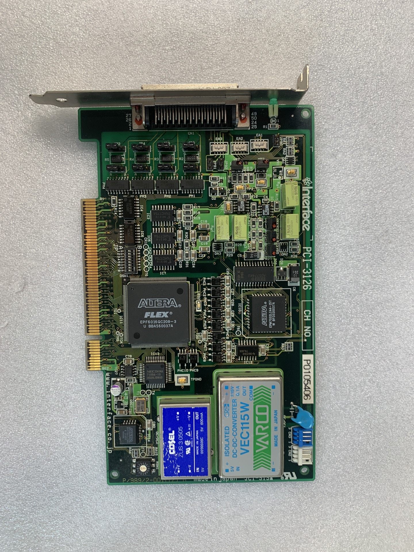 日本原装Interface PCI-3126数据采集卡，阿尔