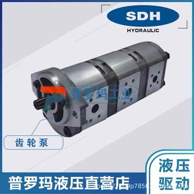 SDH齿轮泵液压泵双联油泵CBD-F550/312LZ2CBD-F542/306LZ2