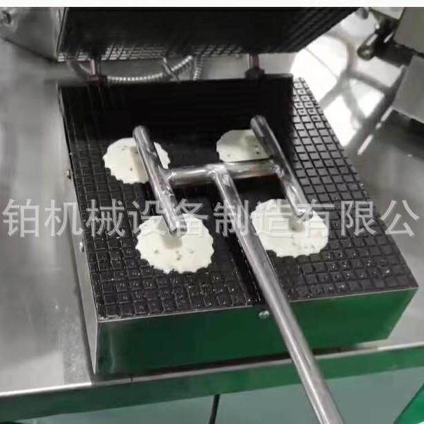 粘稠浆烘培蛋卷机地瓜饼制作机器机械自动注浆顺畅不漏浆