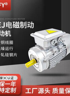 YEJ电磁制动电机112M-6极2.2W380V机械设备用三相异步电动机