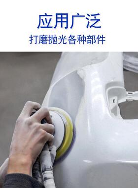 锆刚玉薄膜蓝砂背胶5寸不带孔干磨砂纸蓝色砂纸打磨高铁汽车金属