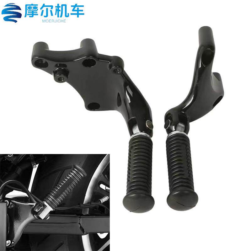 适用哈雷XL883XL1200X487214-20年后脚踏支架总成乘客脚踏