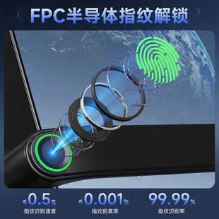 锁入户别墅防盗双开门室外家用防雨家用智能门锁 户外防水指纹密码