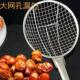 大孔 商用大笊篱捞水饺沥水不锈钢过滤超细网厨房捞沫 漏勺炒栗子