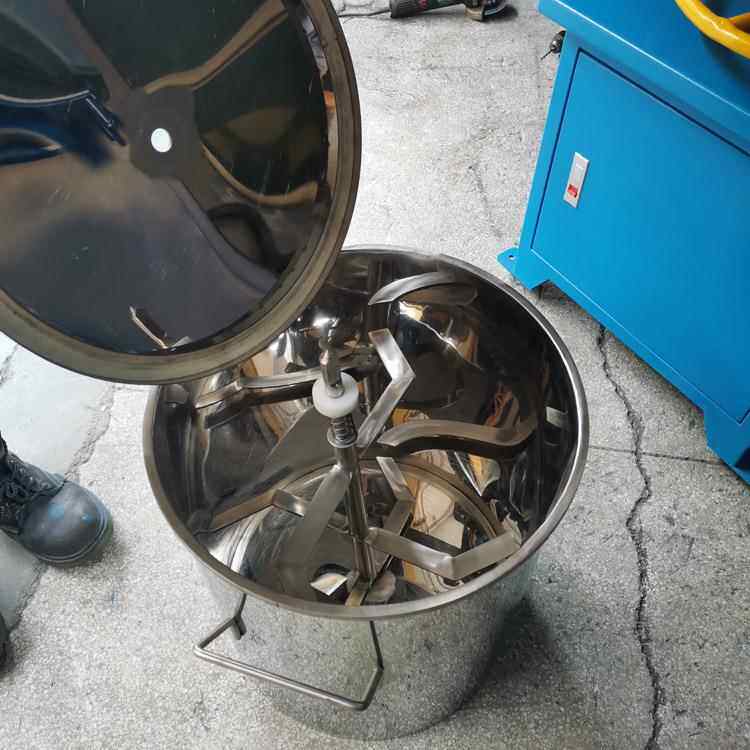 颜料色粉打粉桶拌桶粉色桶粉不锈钢塑料搅色打粉HF-005KG机颜料色