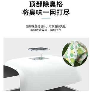 除臭猫砂盘大号小号猫砂盆防臭全封闭加高盆子幼猫猫窝可拆猫咪