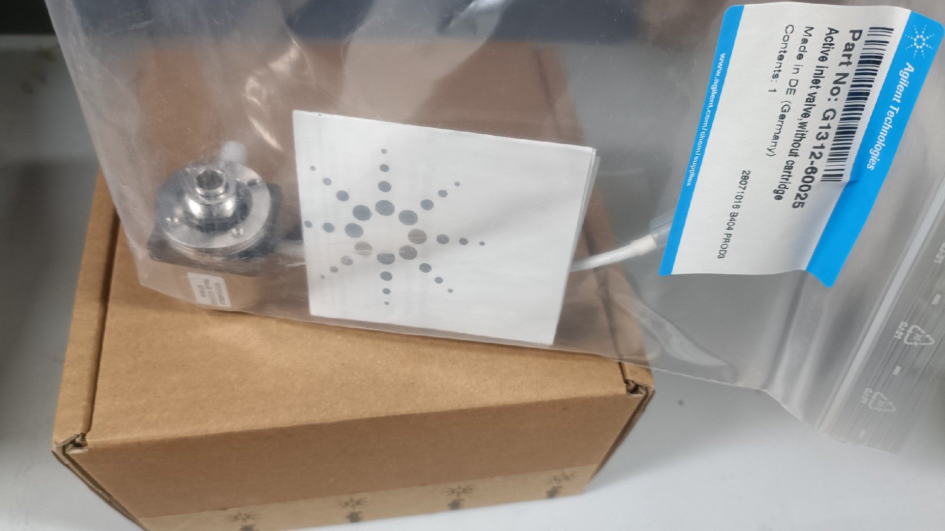 G1312-60025安捷伦主动阀，全新，未开封。