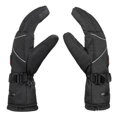 1 Pair Heated Gloves Waterproof Thermal Gloves Touchscreen