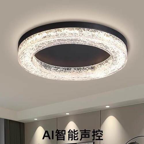 意式极简全铜客厅吸顶灯简约现代大气卧室创意树脂设计师中山灯具