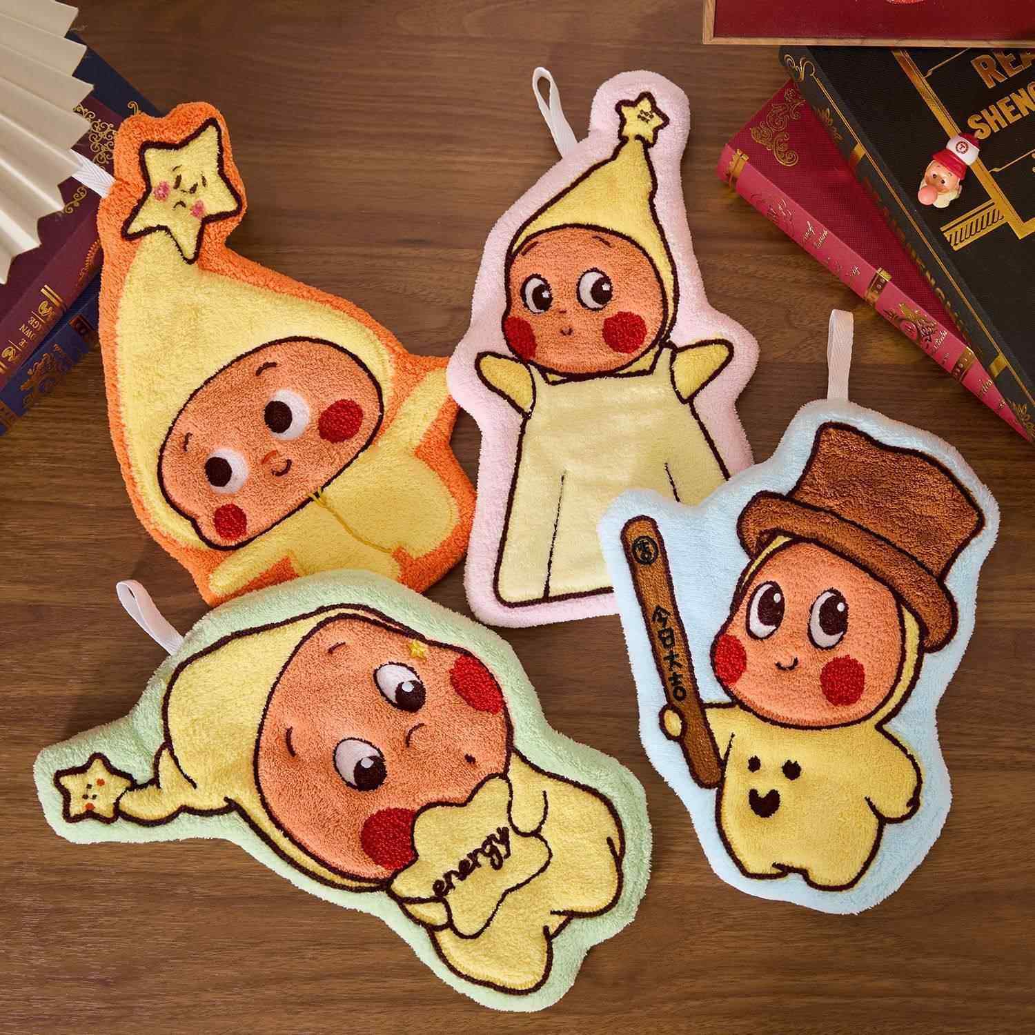 擦手巾挂式新款高颜值可爱卡通珊瑚绒强吸水加厚厨房卫生间擦手布,家庭/个人清洁工具,厨房擦手巾,淘宝优惠券,粉丝福利购,淘宝优惠卷