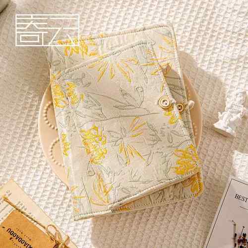 高颜值古风布手账本日记本小清新活页拆卸A6A5笔记本