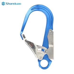 安全带挂钩铝合金保险钩防脱开口挂钢管安全钩自锁保险扣吊钩大号