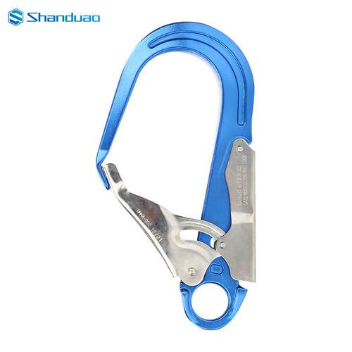 安全带挂钩铝合金保险钩防脱开口挂钢管安全钩自锁保险扣吊钩大号