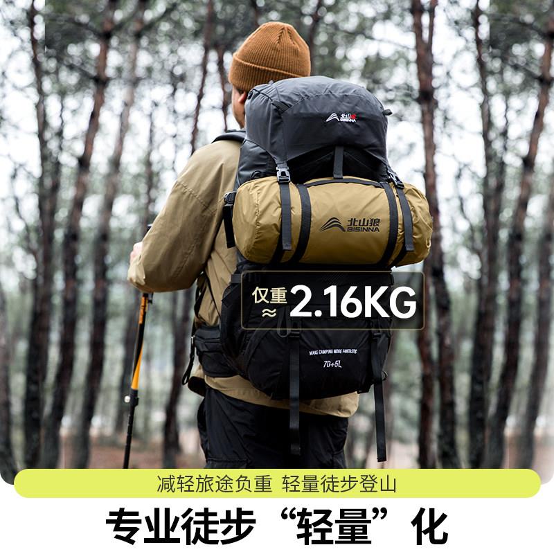 山狼户外露营帐北BIY篷便式量化登山徒步野轻营过夜携防暴雨双人