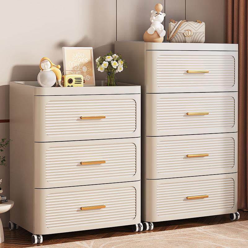 抽屉式收纳柜家用置物衣服儿童多层宝宝塑料客厅玩具储物柜子