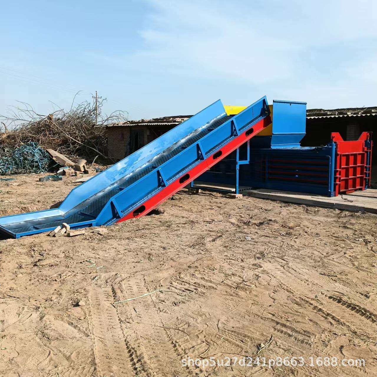 140吨卧式液压打包机废纸箱液压打包机厂家120吨提升门液压打包机