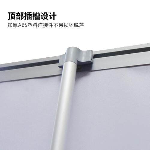 新款直销豪华款铝合金L展架易拉宝便携落地海报设计印刷制作指引