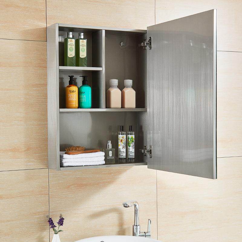源头厂家浴室镜柜卫生间镜不锈钢浴室柜壁挂镜箱置物柜镜