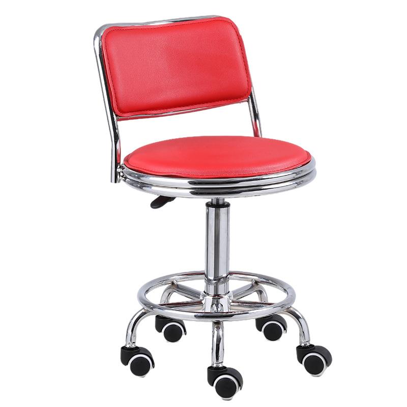 双圈高靠背升降吧台椅圆形靠背高QGL脚可旋转转椅美椅甲椅脚凳