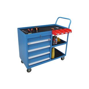 松原市车间移动维修工具车多层抽屉式机修多功能放置小推车