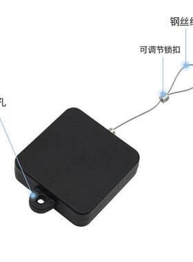 自动停顿拉线盒带耳朵收线器钢丝绳拉绳长度自由控制VR线缆吊线器