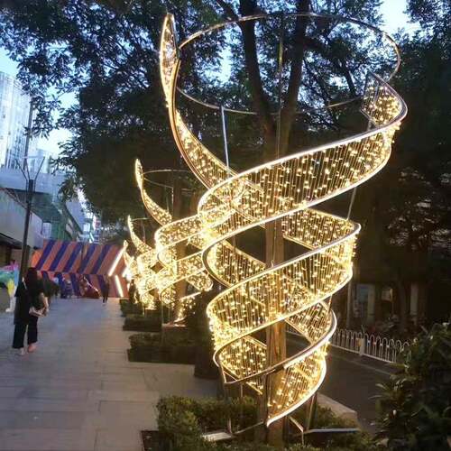 户外亮化造型灯节日抱树灯观广场商场卡抱灯灯光节装饰图案打造型