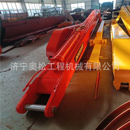20吨挖掘机20米加长臂锰钢加强焊接带锤管路源头厂尺寸可订