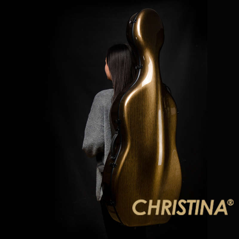 christina轻便易携带大提琴盒大提琴包 琴盒 配件盒子 CB04-44