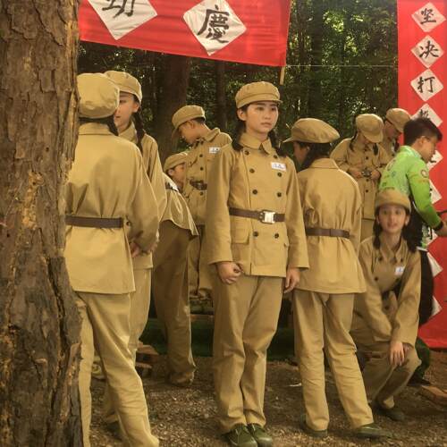 志愿军50老式怀旧抗美援朝儿童演出表演服英雄赞歌小戏骨舞台服装