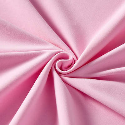 涤磨毛双色氨纶磨毛汗布舒特面料涤纶单面针织布料加密斜纹桃皮绒