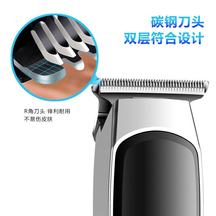 新款直销专业油头充电理发器电推剪剃光头雕刻修边理发店专用剪头