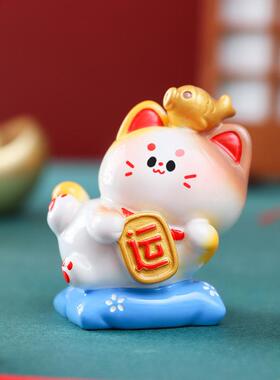 卖好寓意前台收银桌面装饰摆件